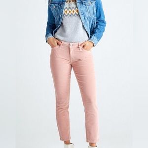 Lucky Brand Women's Size 6/ 28 Pale Pink Lolita Skinny Ankle Corduroys Pants